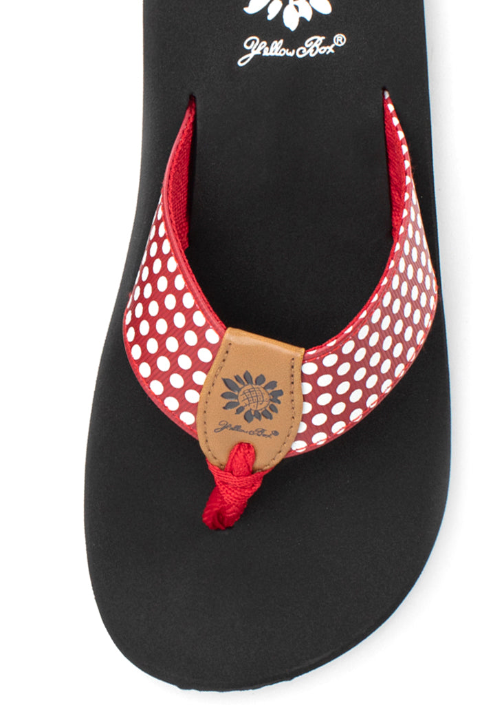Yellow Box Footwear Fromy Flip Flop - Red