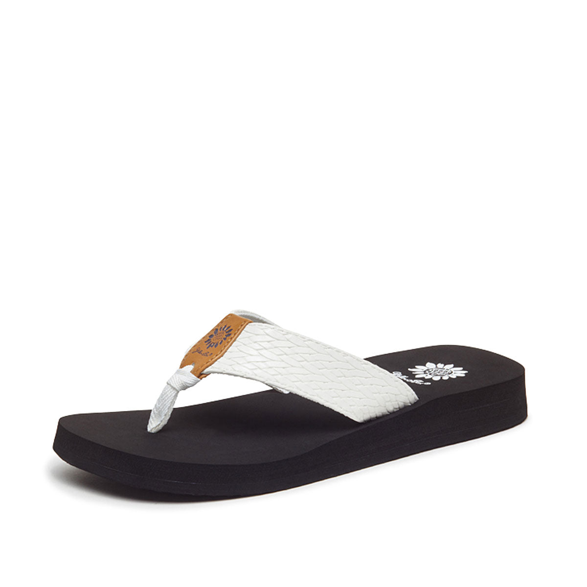 Yellow Box Footwear Flax Flip Flop - White
