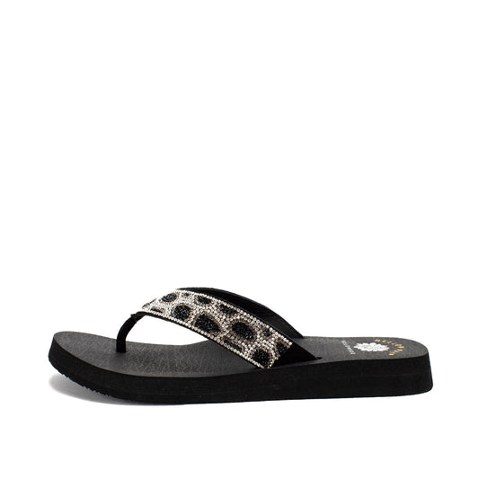 Yellow Box Footwear Naseeba Flip Flop - Black