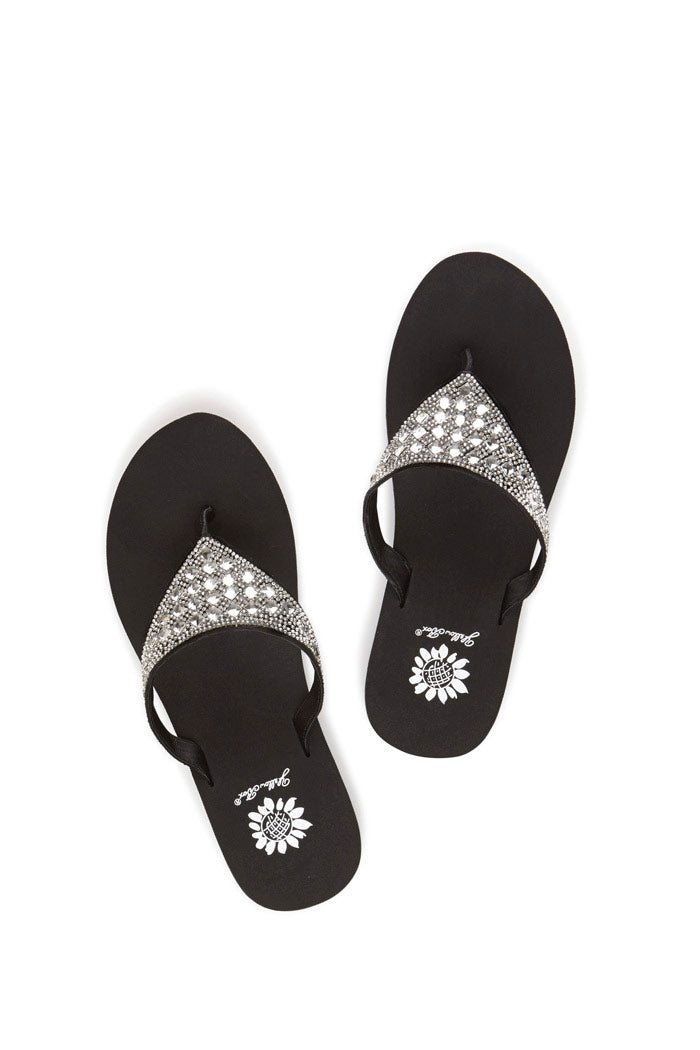 Yellow Box Footwear Birder Wedge Sandal - Clear