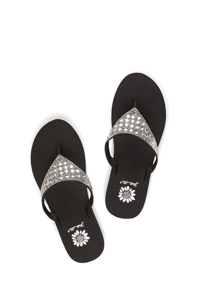Yellow Box Footwear Birder Wedge Sandal - Clear
