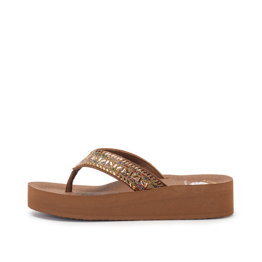 Yellow Box Footwear Bryce Flatform Sandal - Tan Multi