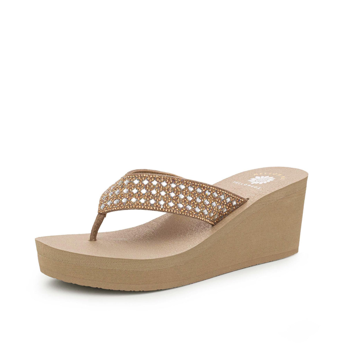 Yellow Box Footwear Wyle Wedge Sandal - Taupe