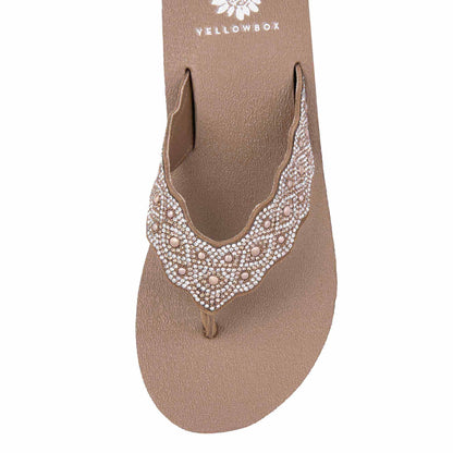 Yellow Box Footwear Winny Wedge Sandal - Tan