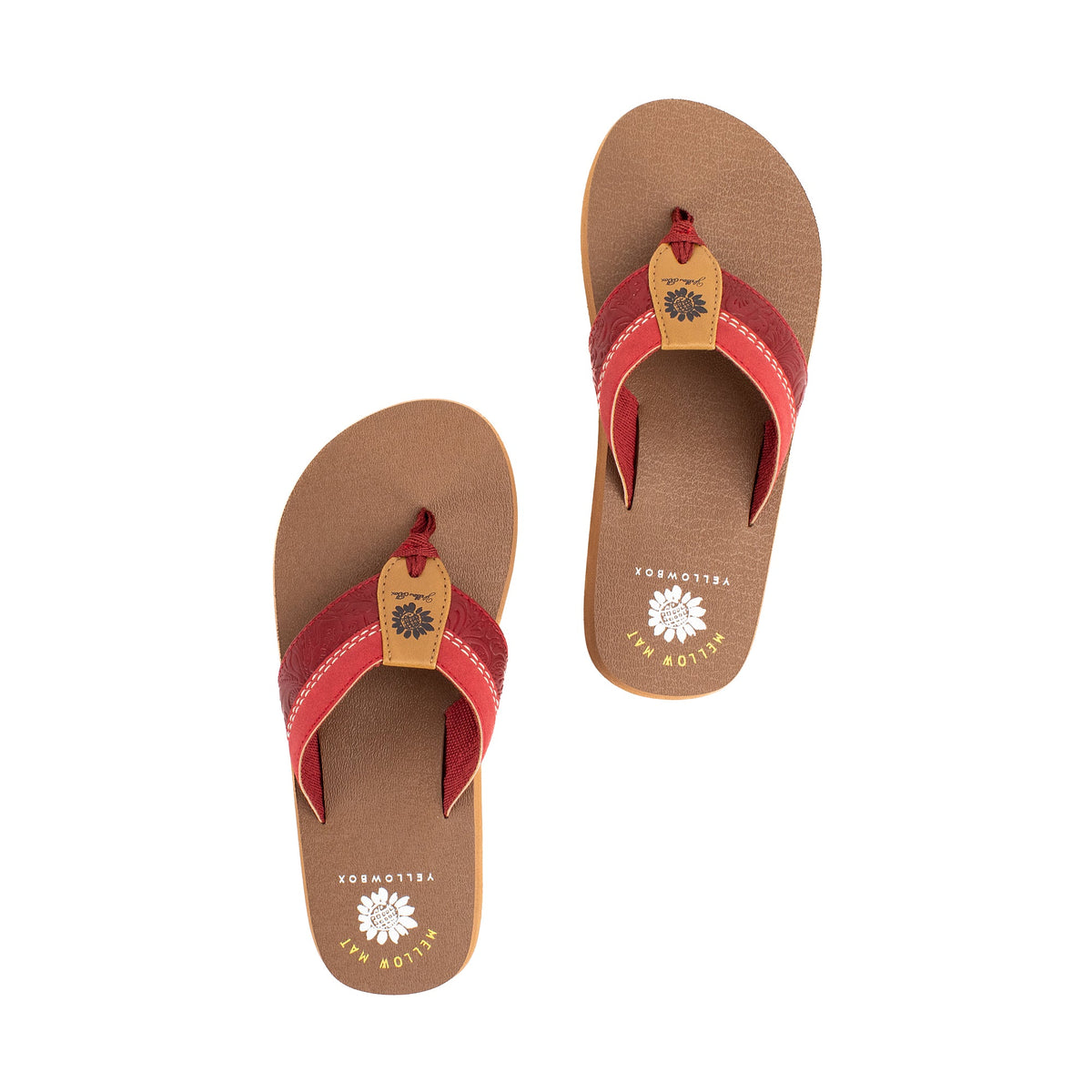 Yellow Box Footwear Nolina Flip Flop - Red