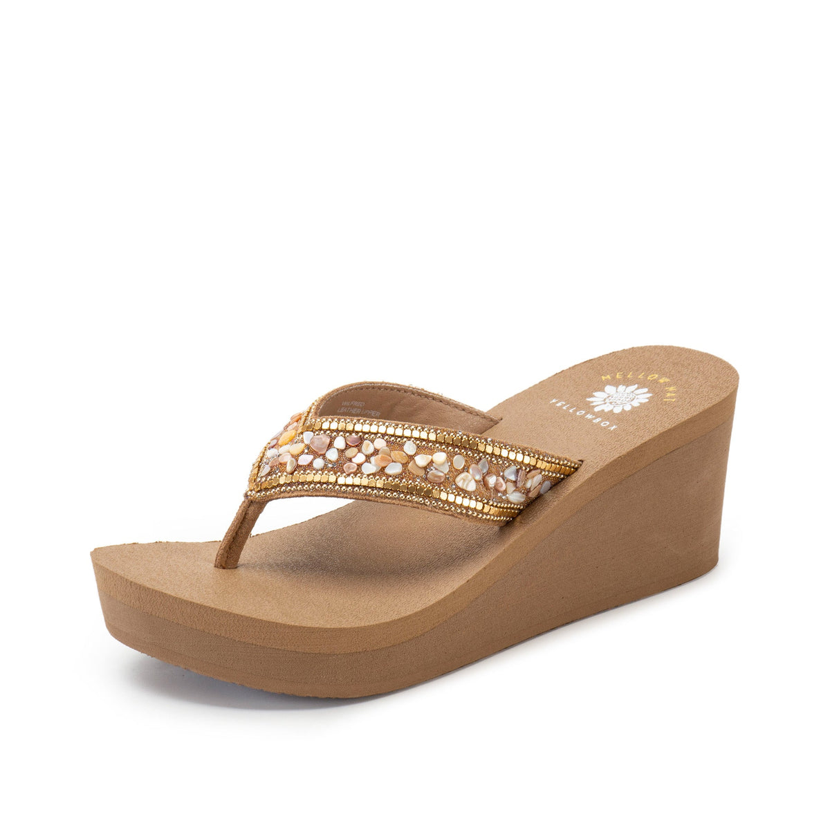 Yellow Box Footwear Wilfred Wedge Sandal - Sand