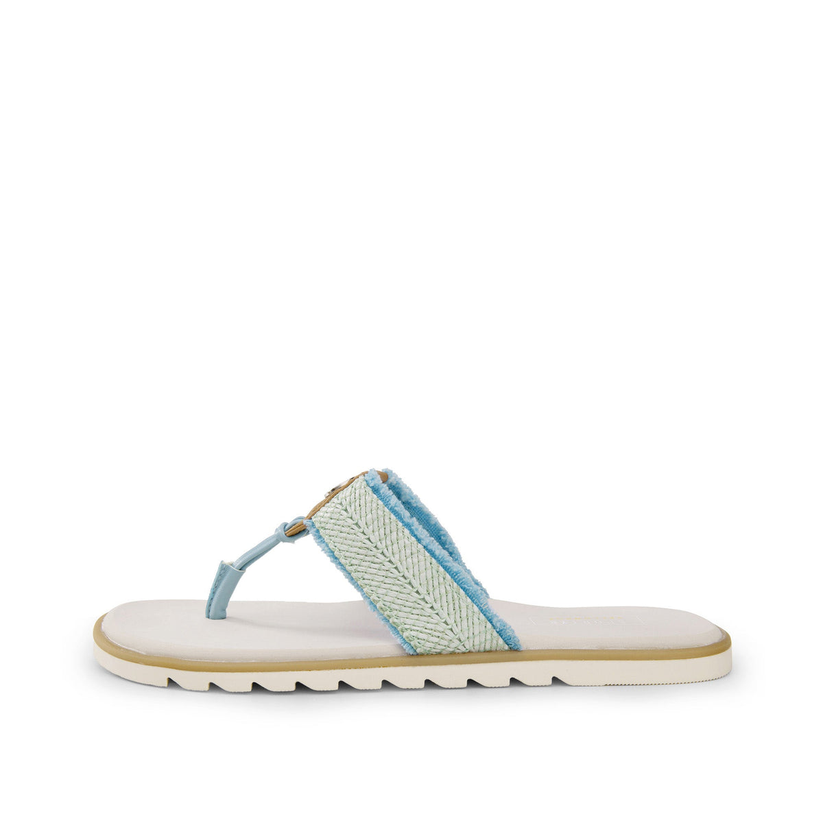 Yellow Box Footwear Stencil Thong Sandal - Blue
