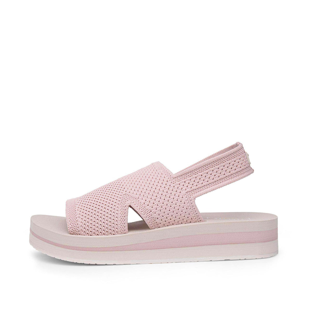 Yellow Box Footwear Martie Knit Flatform Sandal - Fuchsia