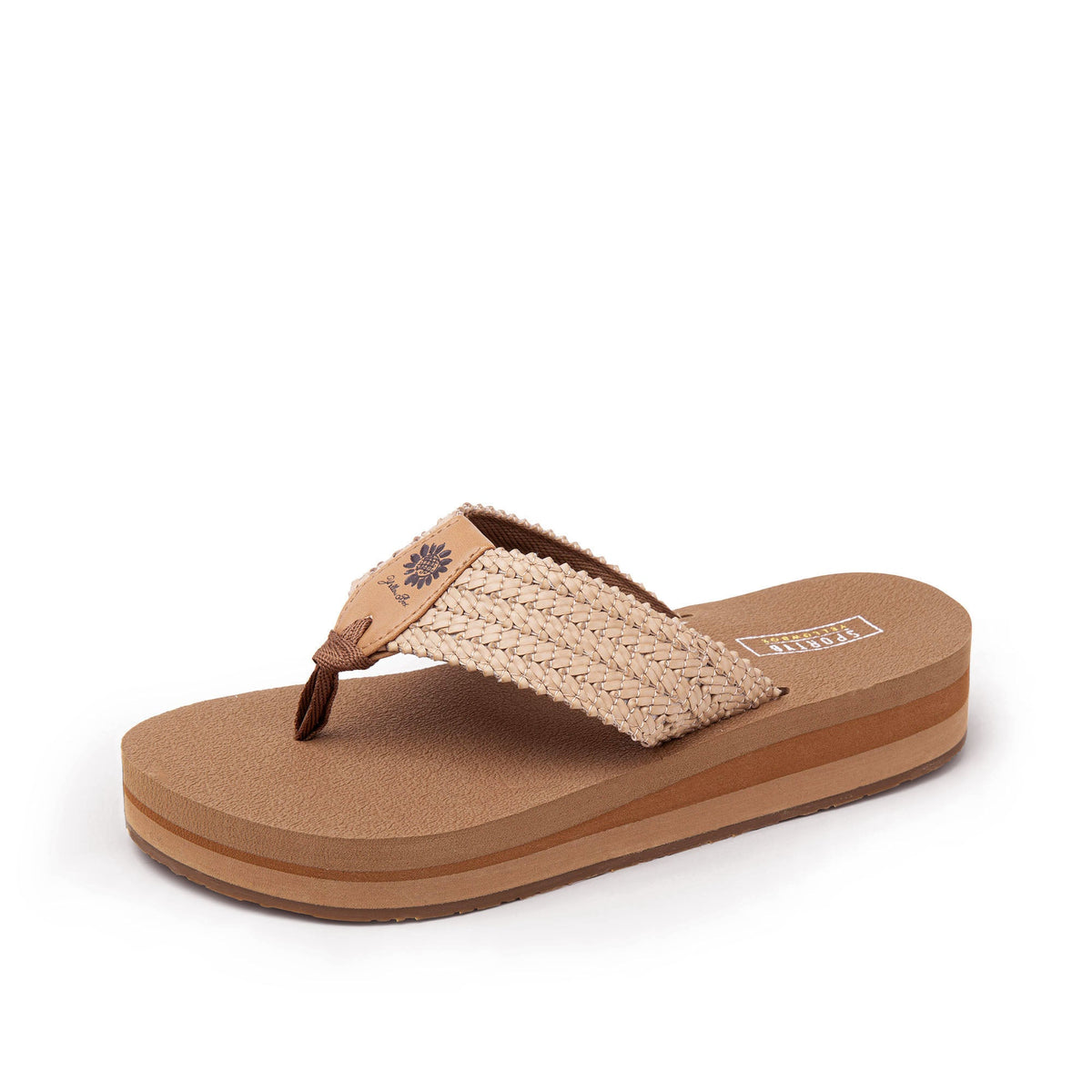 Yellow Box Footwear Misha Flatform Sandal - Tan