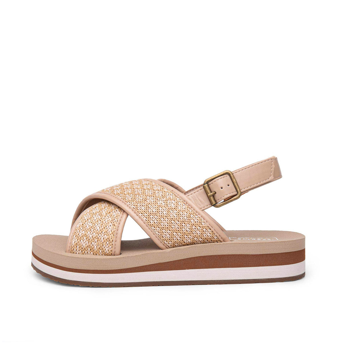 Yellow Box Footwear Mariane Flatform Sandal - Natural