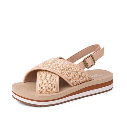 Yellow Box Footwear Mariane Flatform Sandal - Natural
