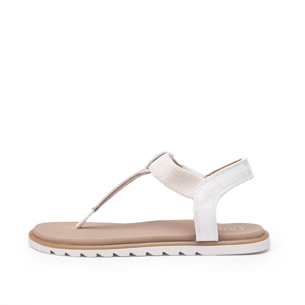 Yellow Box Footwear Static Thong Sandal - White