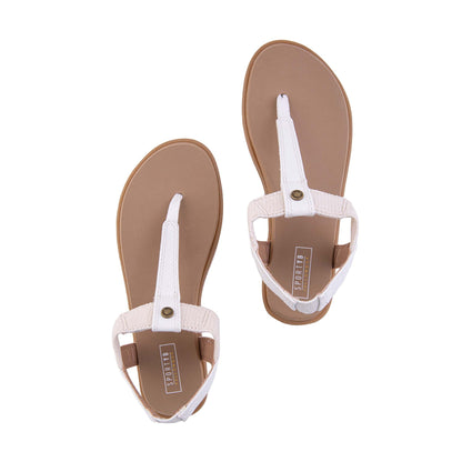 Yellow Box Footwear Static Thong Sandal - White
