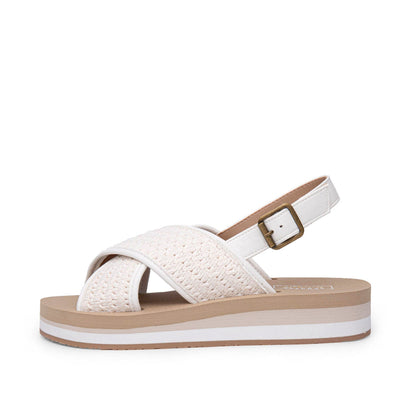 Yellow Box Footwear Mariane Flatform Sandal - Cream