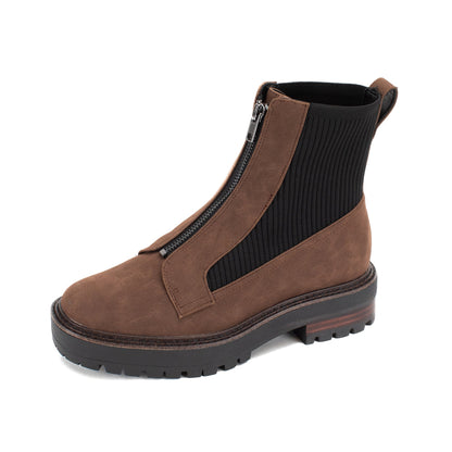 Yellow Box Footwear Spencer Knit Chelsea Boot - Brown