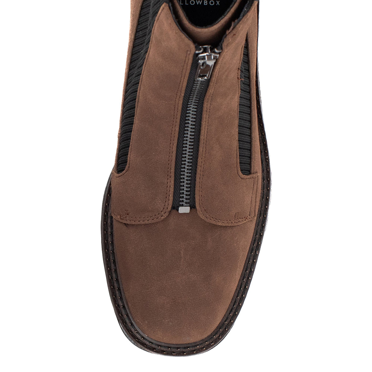 Yellow Box Footwear Spencer Knit Chelsea Boot - Brown