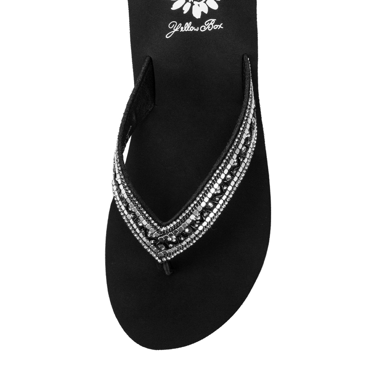 Yellow Box Footwear Edan Wedge Sandal - Black