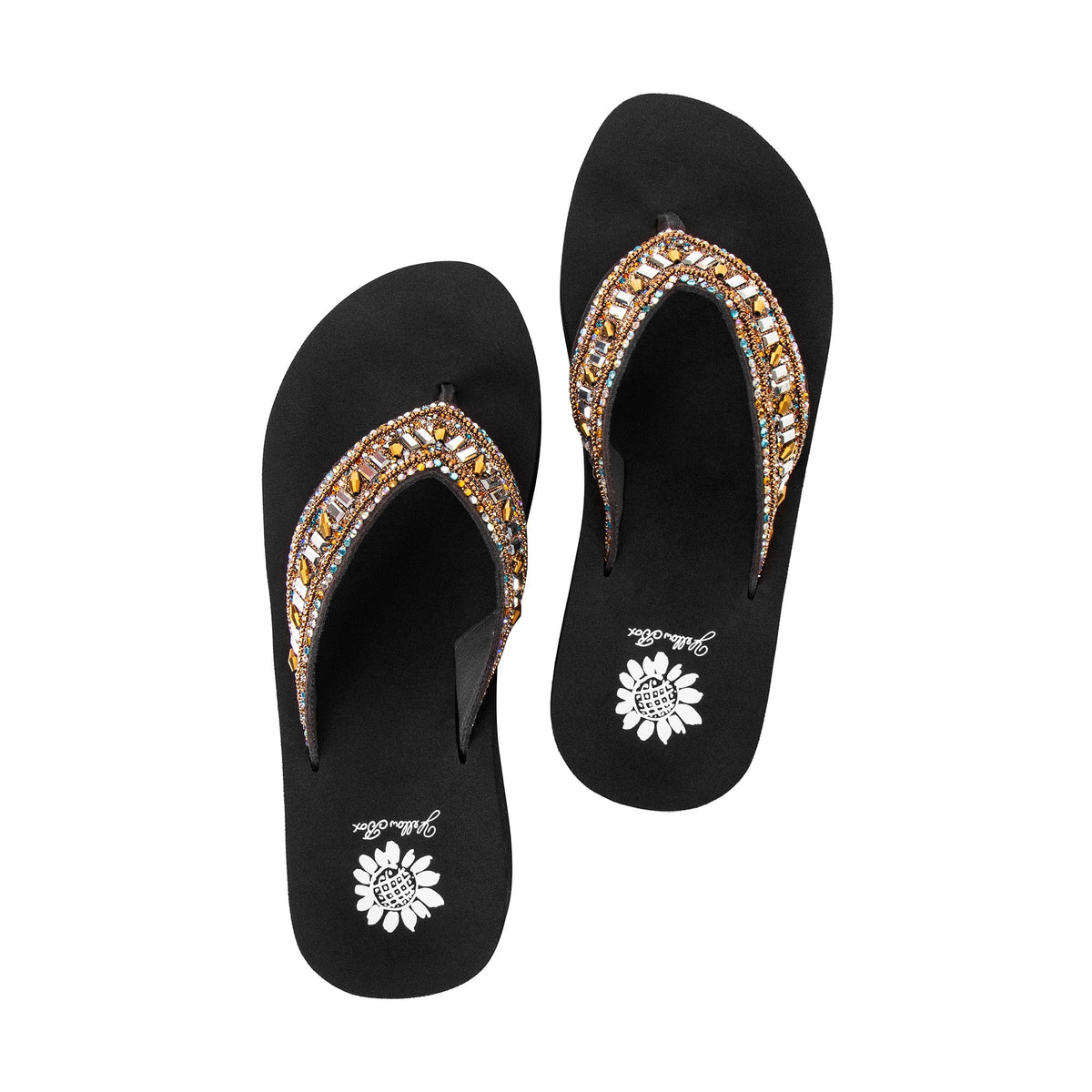 Yellow Box Footwear Raziq Flatform Sandal - Brown Multi