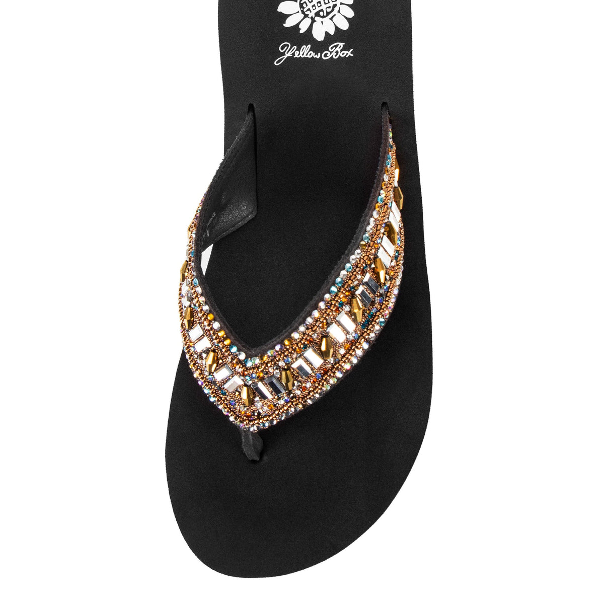 Yellow Box Footwear Raziq Flatform Sandal - Brown Multi