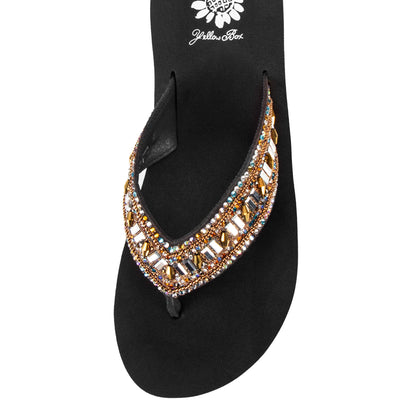 Yellow Box Footwear Raziq Flatform Sandal - Brown Multi