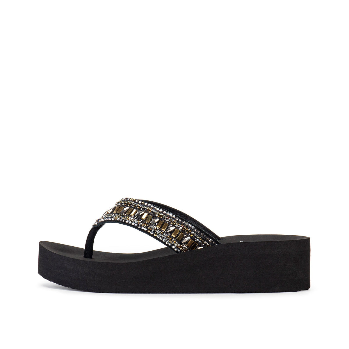 Yellow Box Footwear Raziq Flatform Sandal - Brown Multi