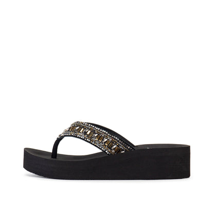 Yellow Box Footwear Raziq Flatform Sandal - Brown Multi