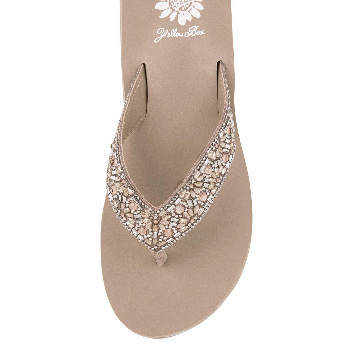 Yellow Box Footwear Savira Wedge Sandal - Taupe