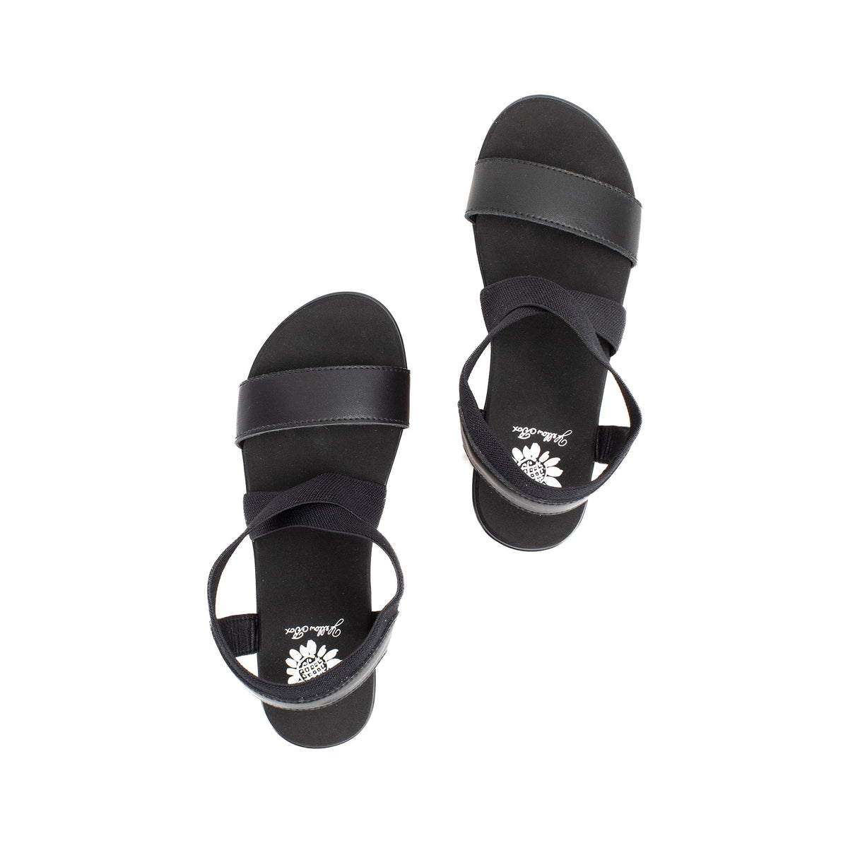 Yellow Box Footwear Maldive Wedge Sandal - Black