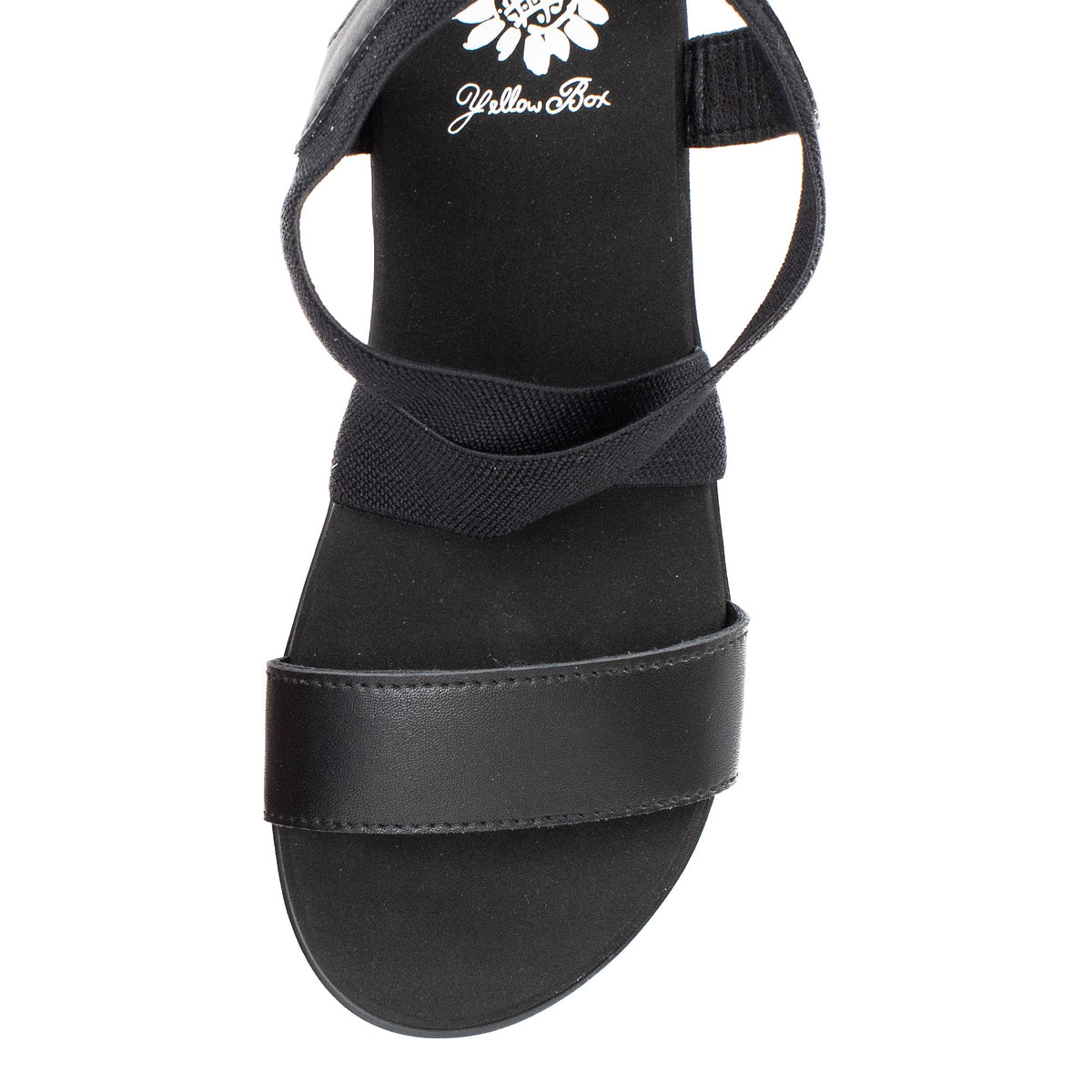 Yellow Box Footwear Maldive Wedge Sandal - Black