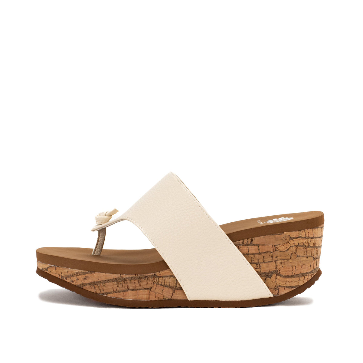 Yellow Box Footwear Carily Wedge Sandal - Ivory
