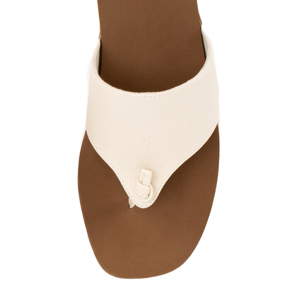 Yellow Box Footwear Carily Wedge Sandal - Ivory