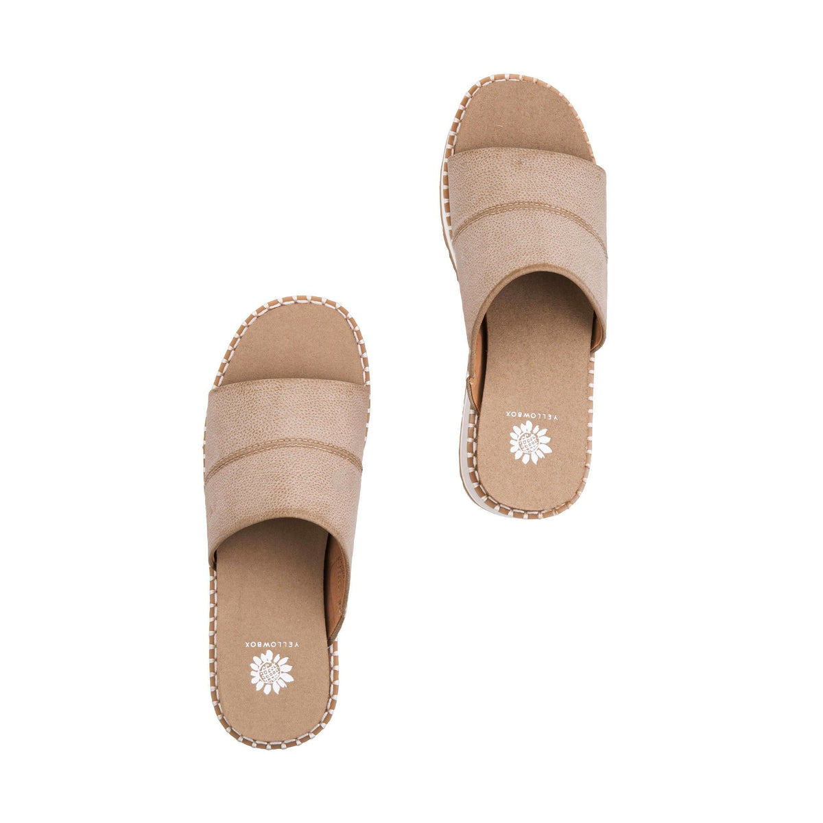 Yellow Box Footwear Ayama Wedge Sandal - Taupe
