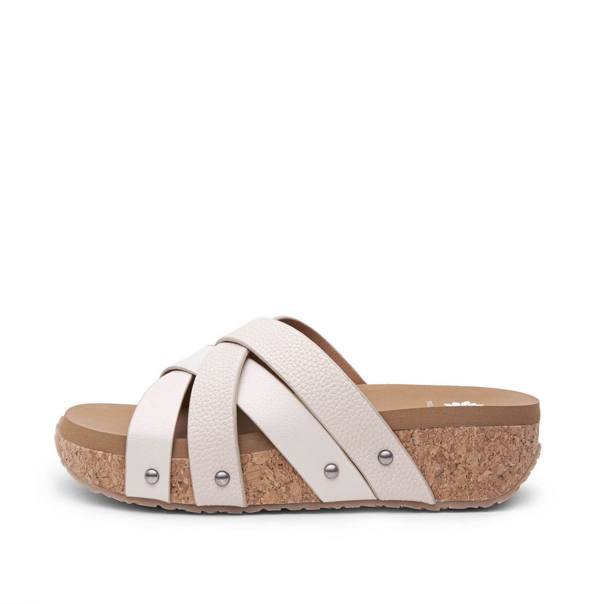 Yellow Box Footwear Bernice Flatform Sandal - Ivory