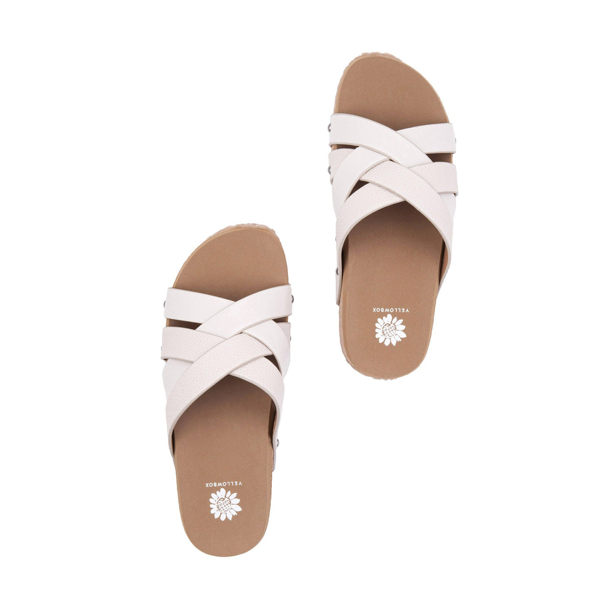 Yellow Box Footwear Bernice Flatform Sandal - Ivory