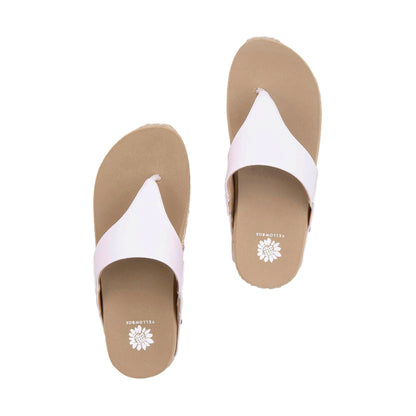 Yellow Box Footwear Bandini Flatform Sandal - White
