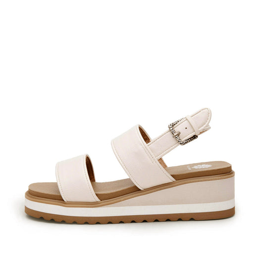 Yellow Box Footwear Ardenne Wedge Sandal - Cream