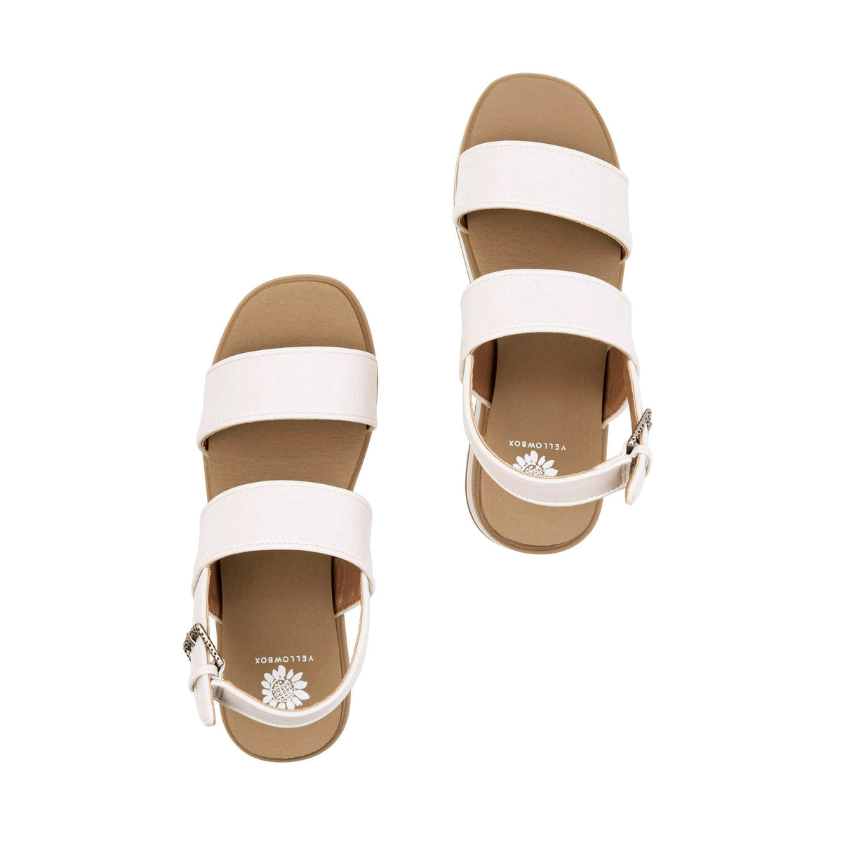 Yellow Box Footwear Ardenne Wedge Sandal - Cream