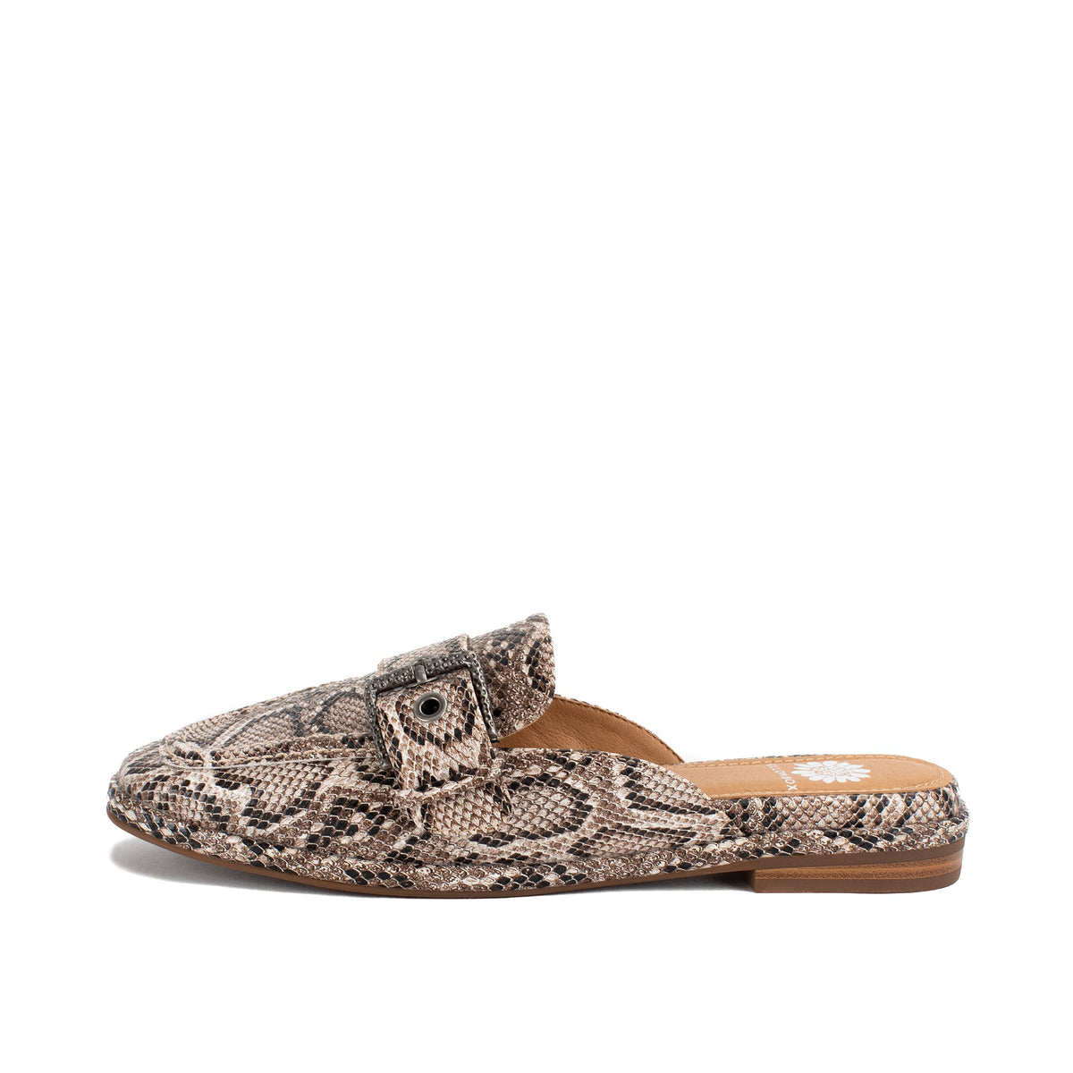 Yellow Box Footwear Jardeen Loafer Mule - Snake