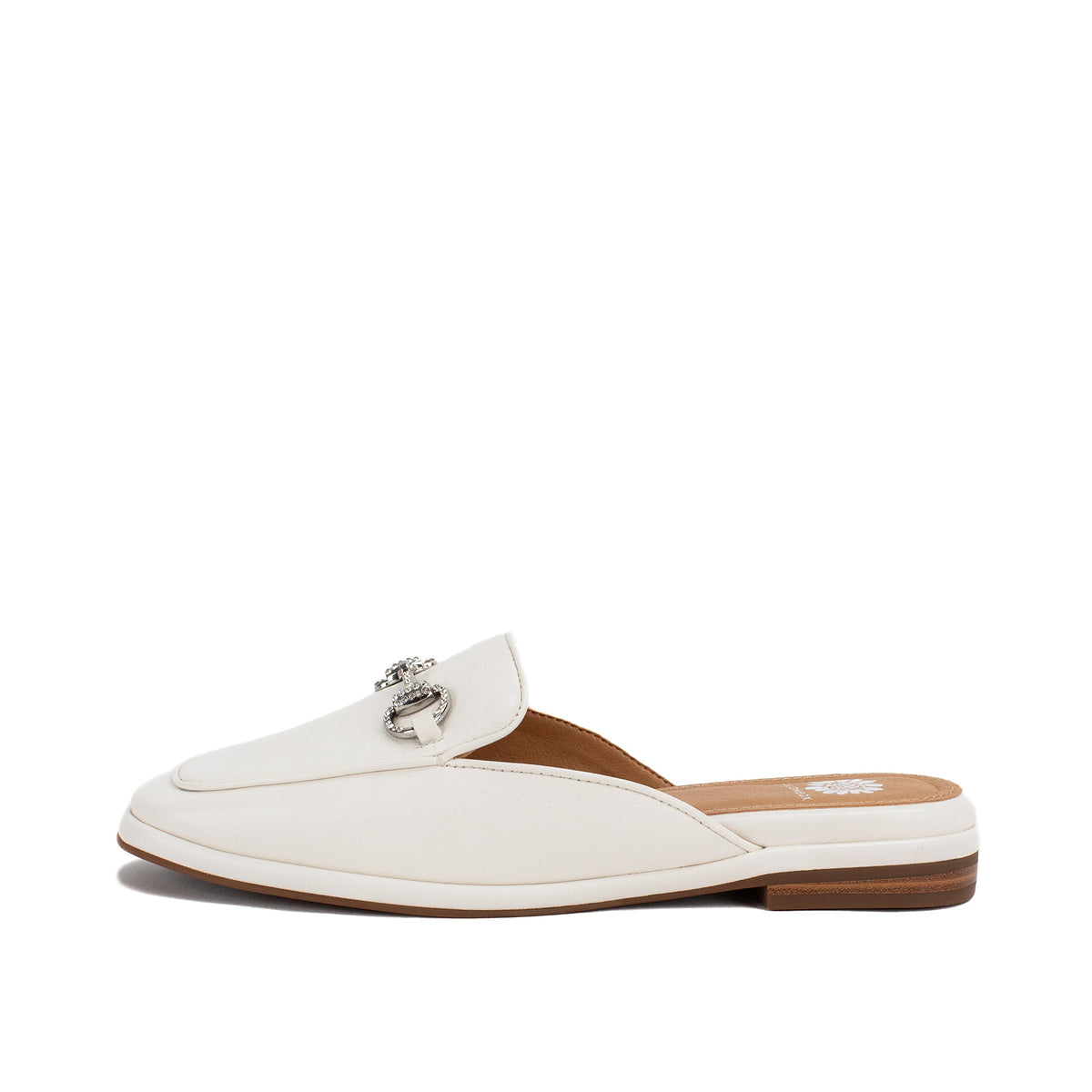 Yellow Box Footwear Jolene Loafer Mule - White