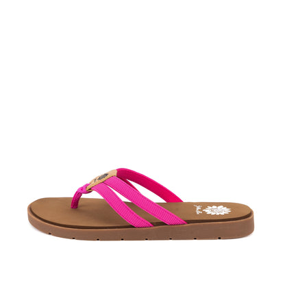 Yellow Box Footwear Femmie Flip Flop Sandal - Fuchsia