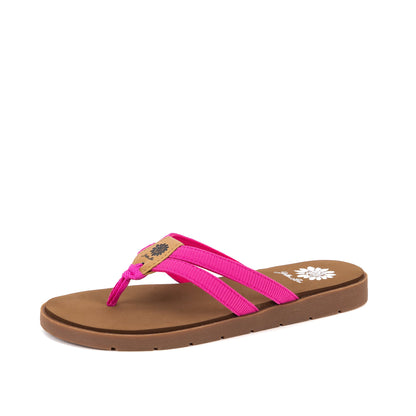 Yellow Box Footwear Femmie Flip Flop Sandal - Fuchsia