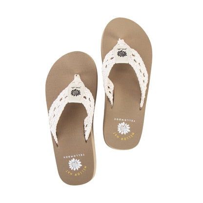 Yellow Box Footwear Niles Flip Flop - Ivory