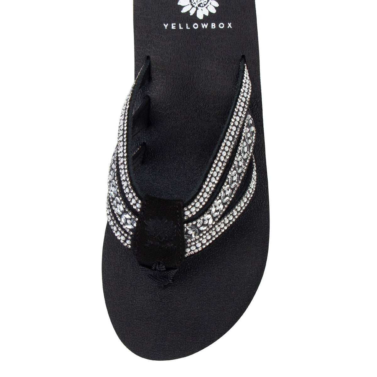 Yellow Box Footwear Laka Flatform Sandal - Black White