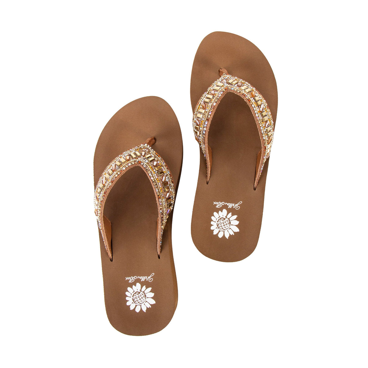 Yellow Box Footwear Raziq Flatform Sandal - Tan Multi
