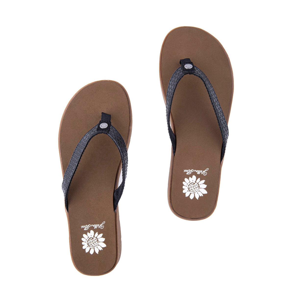 Yellow Box Footwear Farrie Flip Flop Sandal - Black