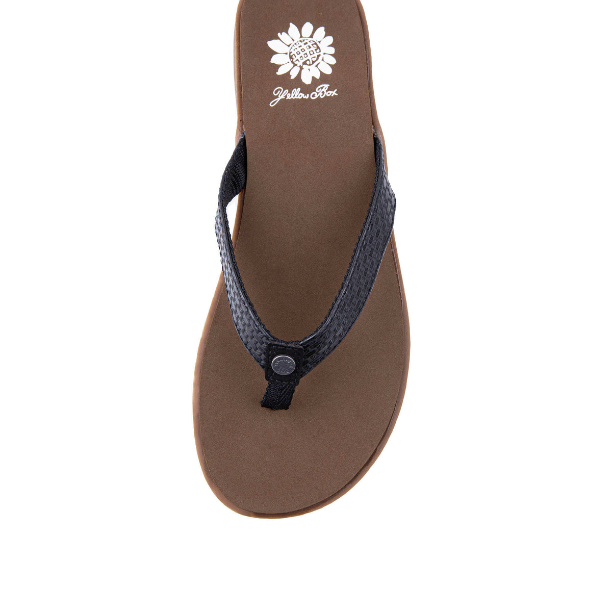 Yellow Box Footwear Farrie Flip Flop Sandal - Black