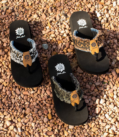Yellow Box Footwear Fayth Flip Flop - Olive