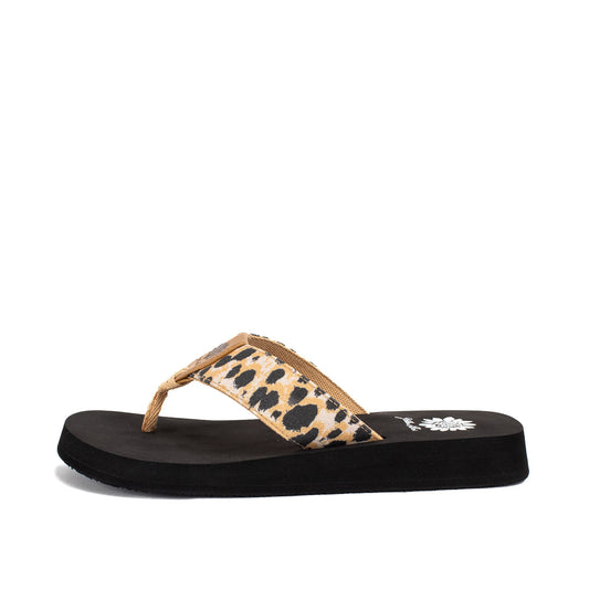 Yellow Box Footwear Finwick Flip Flop - Cheetah