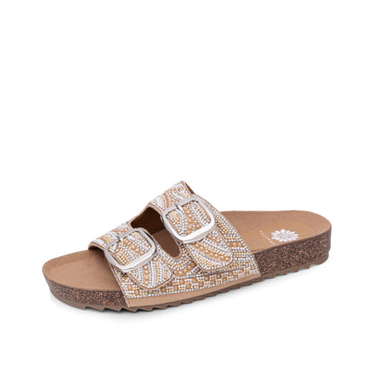 Yellow Box Footwear Hasina Slide Sandal - Natural