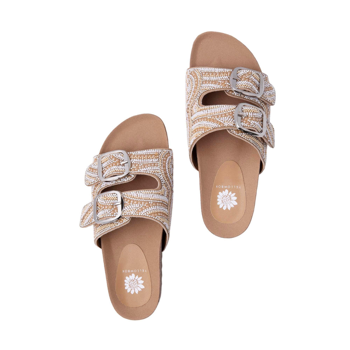 Yellow Box Footwear Hasina Slide Sandal - Natural